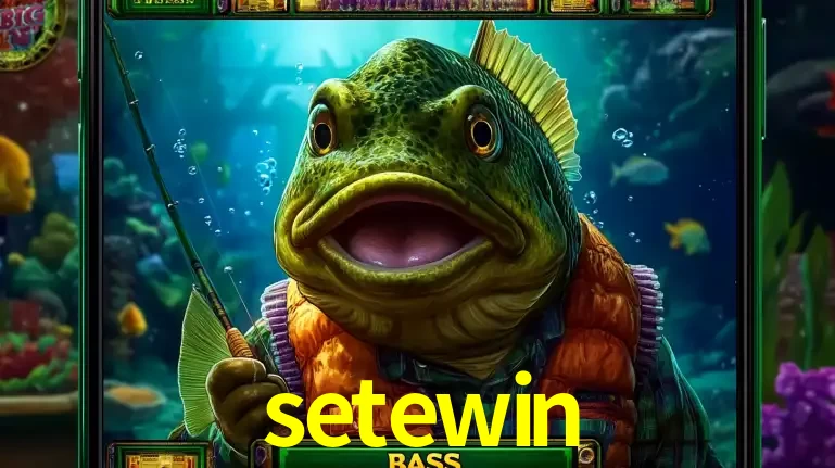 Personagem de peixe pescador do popular jogo de slot com tema de pescaria, uma das emocionantes opções de caça-níqueis para jogar e ganhar no cassino setewin.