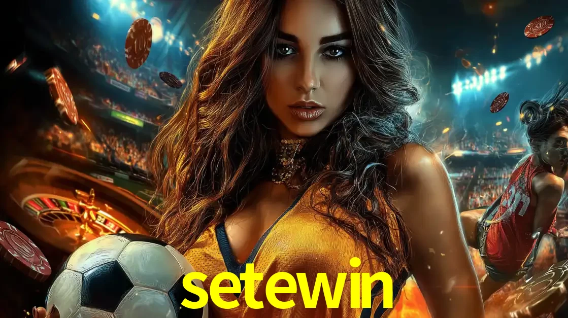 Mulher segurando uma bola de futebol em uma montagem que mistura a paixão esportiva com a emoção da roleta de cassino, tudo disponível na plataforma setewin.
